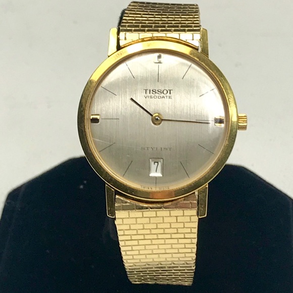 Tissot Other - Tissot Visodate Stylist 10K Gold Filled Watch